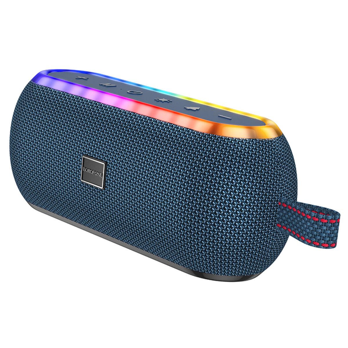 Портативна колонка бездротова Borofone BR46 Delight sports BT5.4 speaker 2400 mAh Navy Blue (6941991117213)