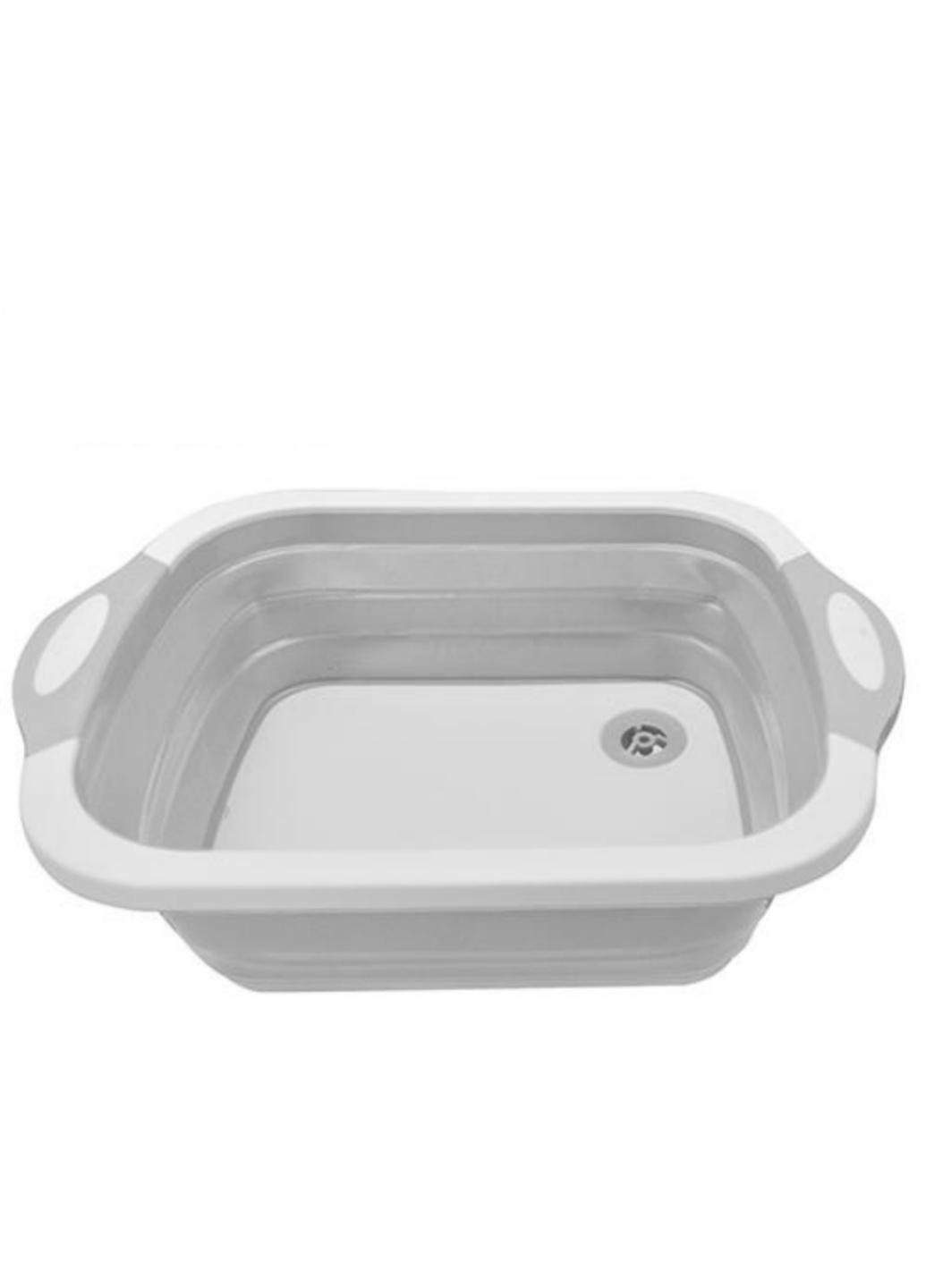 Миска-трансформер Stenson 40х30х12 см Серый (35003М)