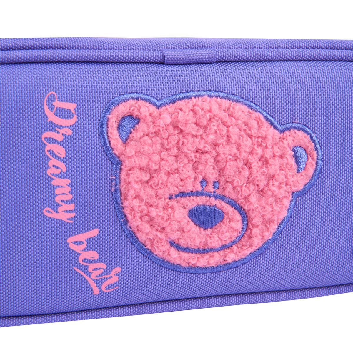 Пенал шкільний м'який YES PH-30 Cute Bear - фото 3