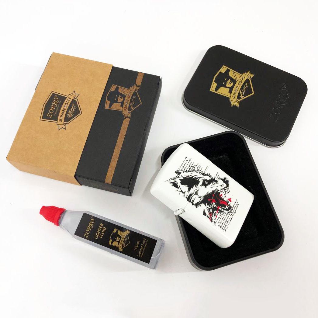 Набор для зажигалки бензиновая Zorro HL-341 Белый (310863) - фото 7 Набор для зажигалки бензиновая Zorro HL-341 Белый (310863) - фото 7