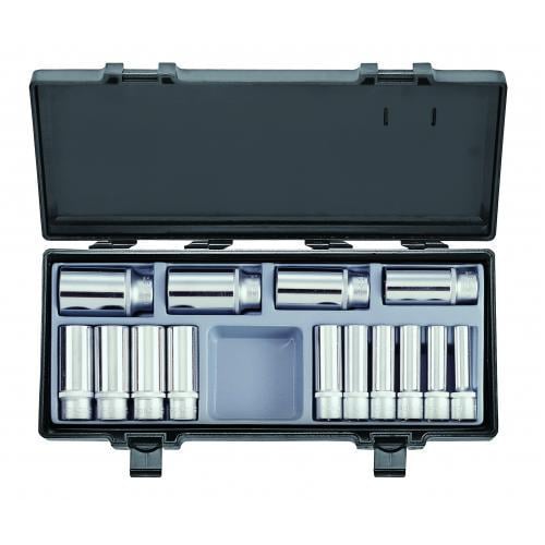 Набор головок Force 6-гранных 1/2" глубоких 14 пр. 10-32 мм (4143)