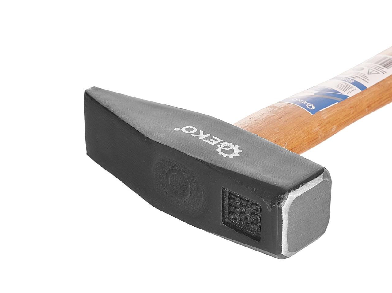 Молоток слюсара GeKo premium з дерев'яною ручкою 0,8 кг (G72276) - фото 2