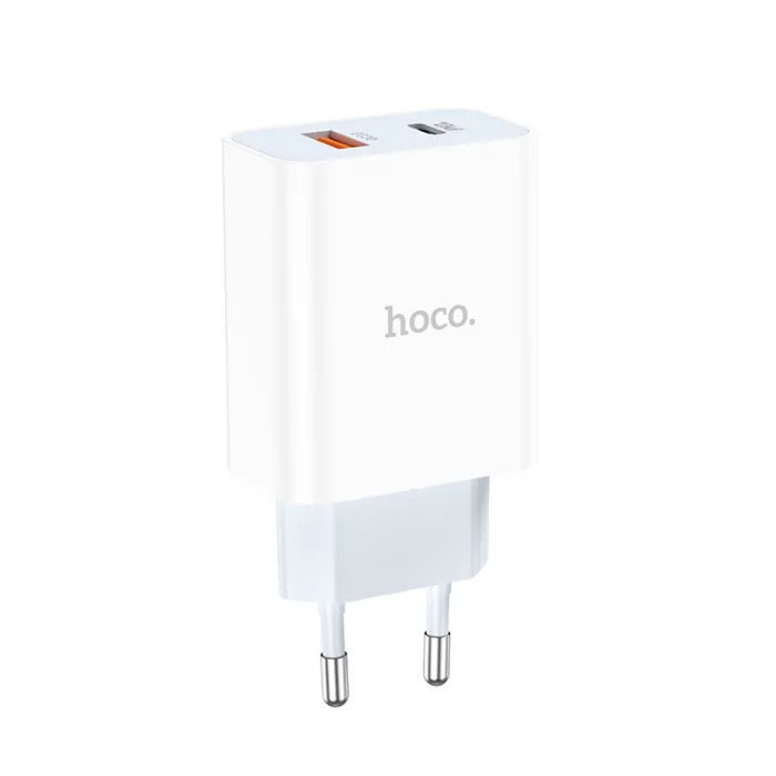 Зарядное устройство сетевое для Hoco C97A PD20W+QC3.0 charger White (6931474766076) Зарядное устройство сетевое для Hoco C97A PD20W+QC3.0 charger White (6931474766076)