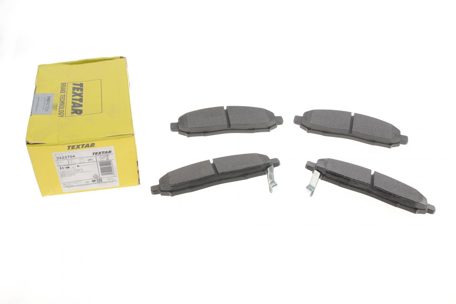 Колодки тормозные передние TEXTAR для Nissan Leaf 10-14/Navara/Pathfinder 04- Tokico 163,7x53,8x15,4 мм (2422704) Колодки тормозные передние TEXTAR для Nissan Leaf 10-14/Navara/Pathfinder 04- Tokico 163,7x53,8x15,4 мм (2422704)