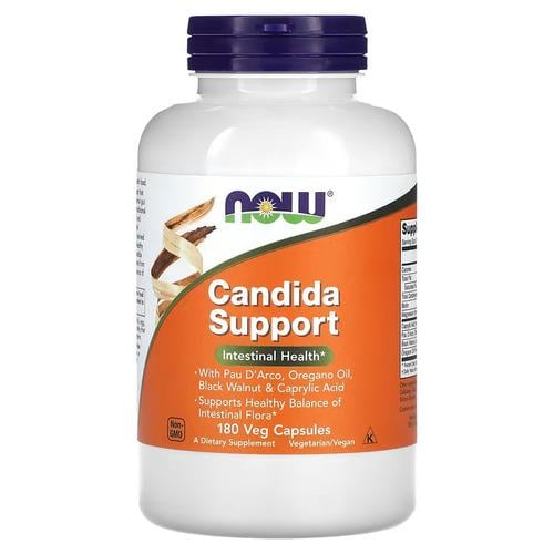 Добавка NOW Candida Support 180 Veg Capsules (NOW-03319)