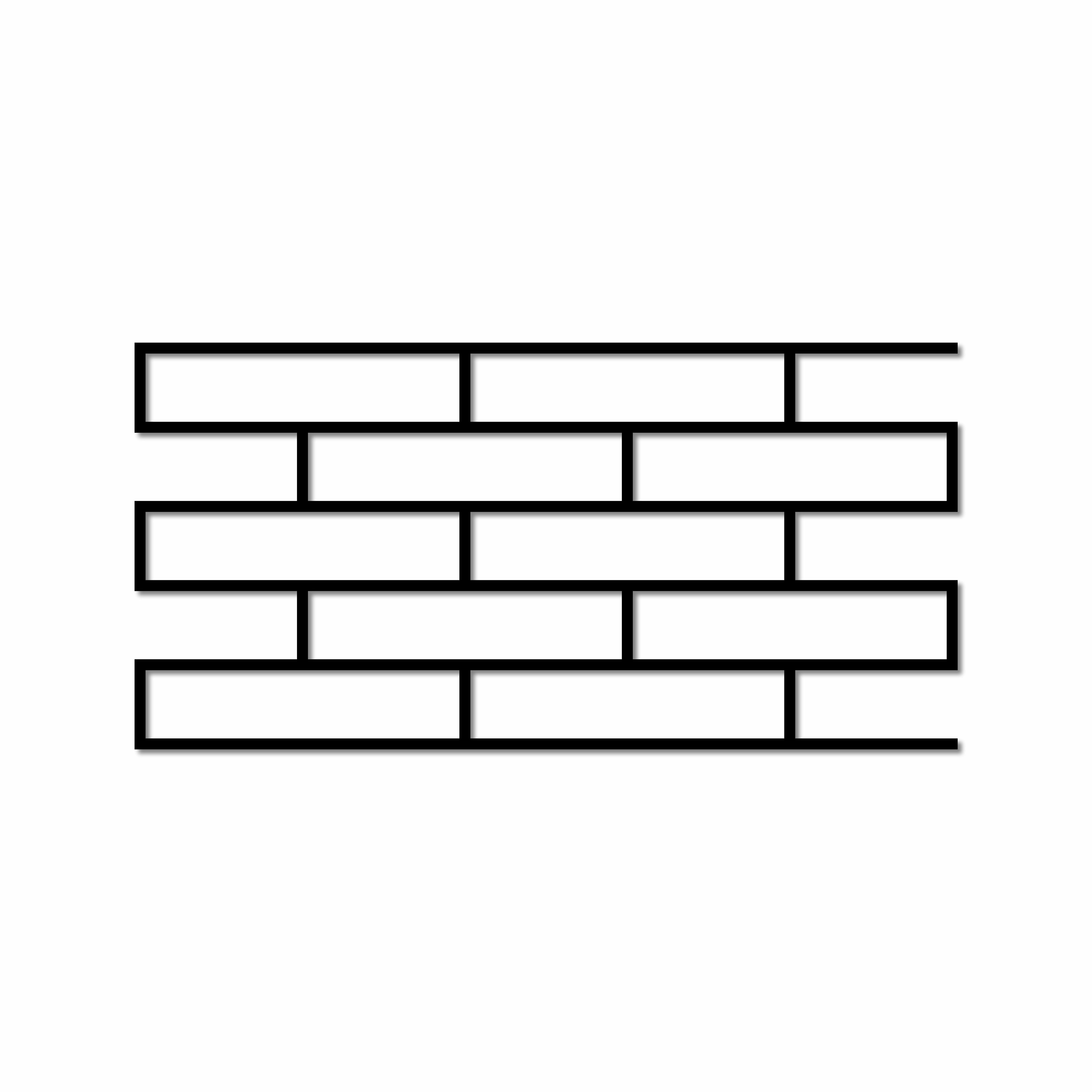 Трафарет багаторазовий для штукатурки Цегла 603х298х3 мм (tds-1.13)