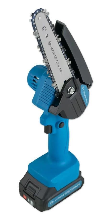 Пила ланцюгова міні акумуляторна KRAISSMANN 1521 AKS 20 з секатором 31 AGS-BL 20/2 шина 150 мм/2 акумулятора 2 Ач/зарядний пристрій (21499821) - фото 9 Пила ланцюгова міні акумуляторна KRAISSMANN 1521 AKS 20 з секатором 31 AGS-BL 20/2 шина 150 мм/2 акумулятора 2 Ач/зарядний пристрій (21499821) - фото 9