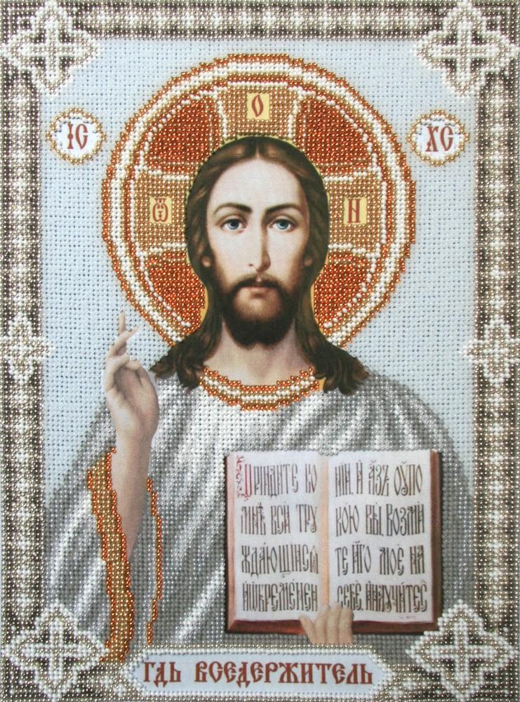 Вышивка бисером Господь-Вседержитель 22x30 см (ТН-0379)