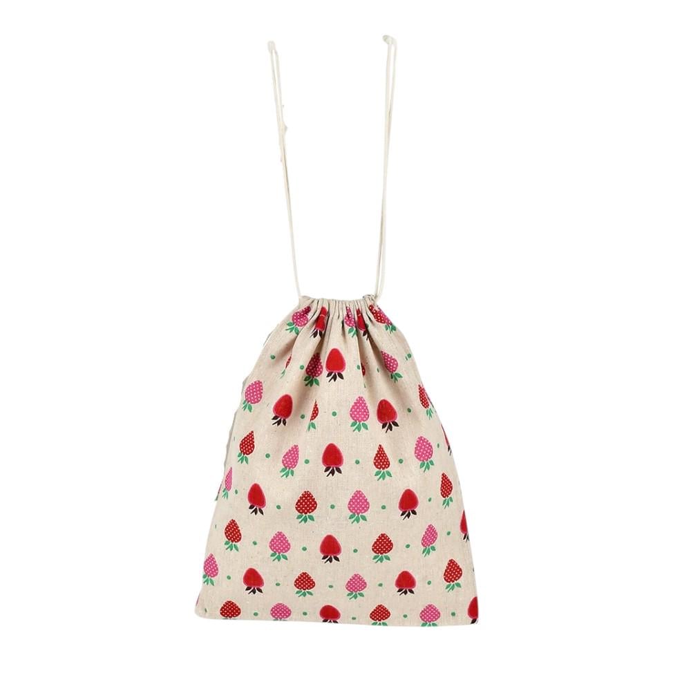 Мешочек для продуктов Stenson Фрукты Эко 25х31 см Бежевый (WW02845)