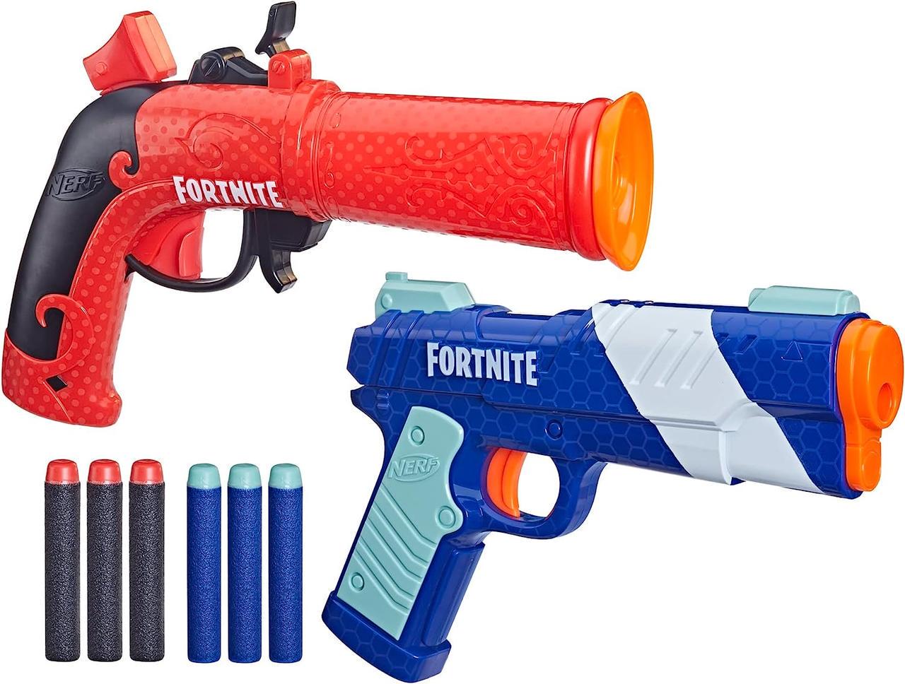Набор бластеров Нерф Фортнайт NERF Fortnite Dual Pack Blaster Flint-Knock и LP Hasbro 2 шт. (2038719285)