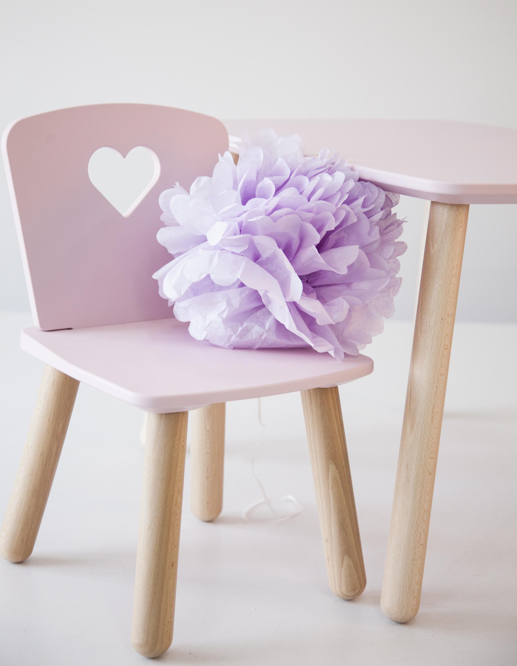 Столик и стульчик Tatoy Heart для детей 2-4 лет Розовый - фото 2 Столик и стульчик Tatoy Heart для детей 2-4 лет Розовый - фото 2