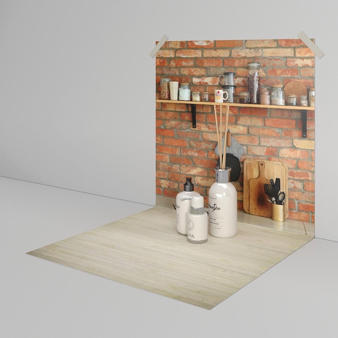 Фотофон вініловий Frontlit 450 г/м2 стіна/підлога 75x150 см №59178