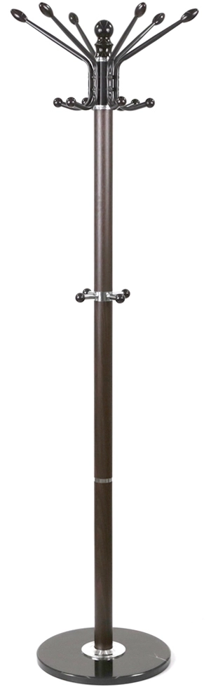 Вішалка підлогова для передпокою АКЛАС Глід VKY-62 173х37 см Коричневий