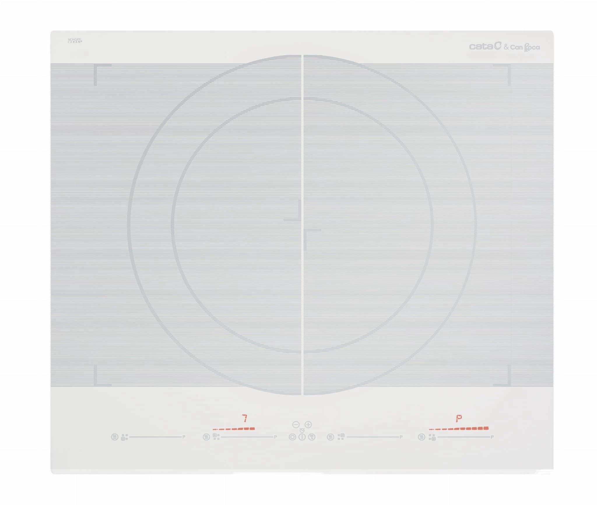 Варочная поверхность индукционная Cata Giga 600 60 см Белый (08026003) Варочная поверхность индукционная Cata Giga 600 60 см Белый (08026003)