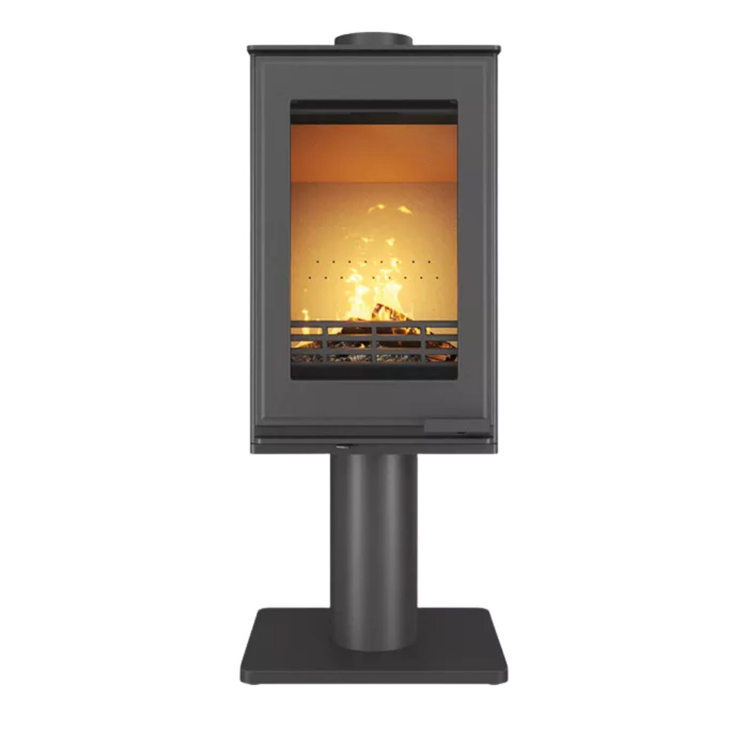 Печь-камин на дровах стальная KAWMET VENUS S16 Leg 9,5 кВт (WS16-Leg)