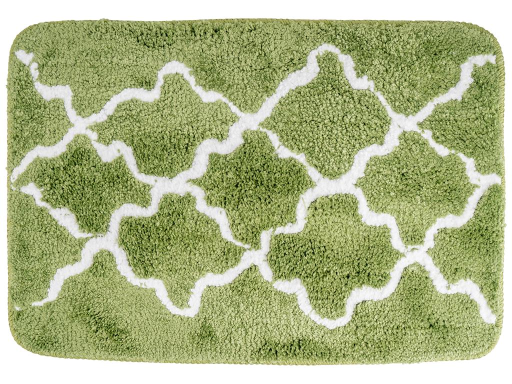 Коврик в ванну Ornament 40x60 см Зеленый (MMS-JY00985-M)