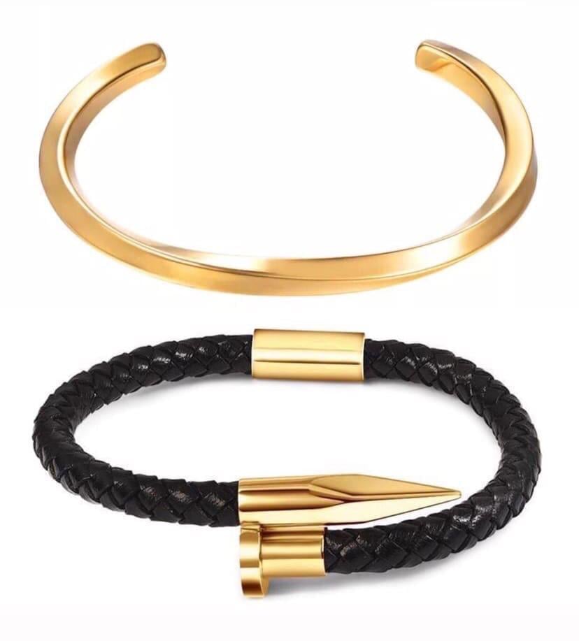 Комплект класичних браслетів р. 17 (12043)