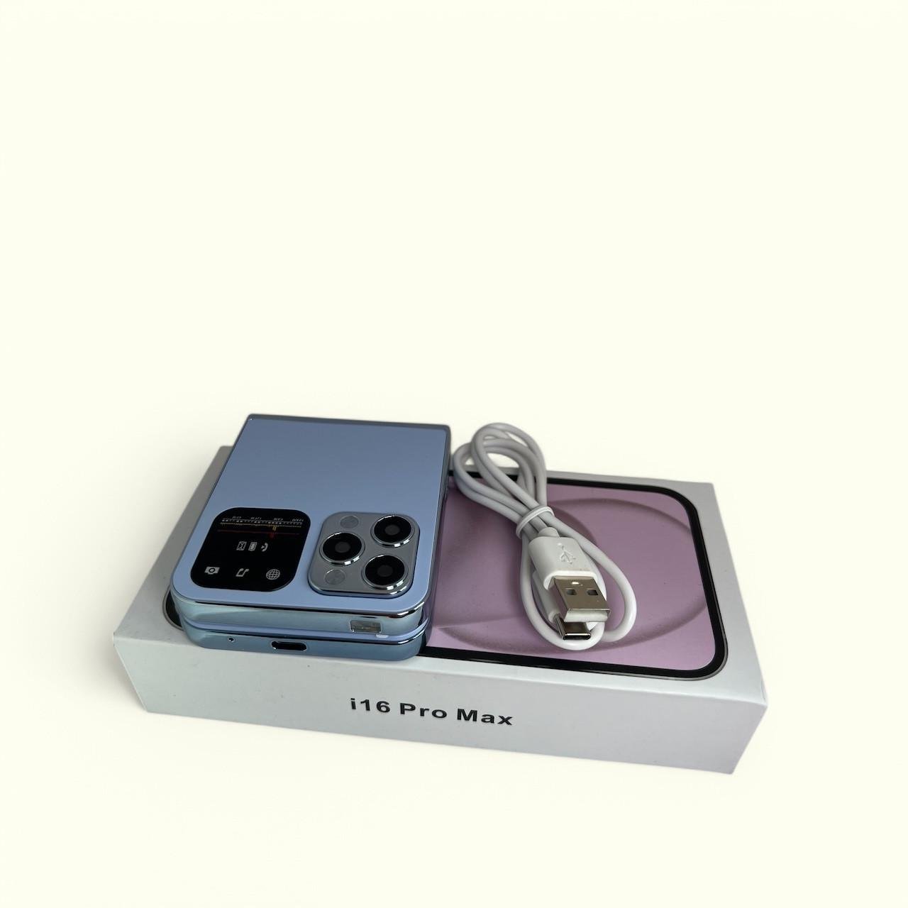 Кнопковий телефон складний мобільний SERVO Foldable Phone I16 Max 4SIM Блакитний - фото 7 Кнопковий телефон складний мобільний SERVO Foldable Phone I16 Max 4SIM Блакитний - фото 7