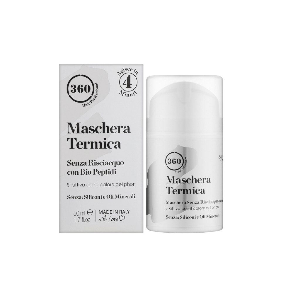 Термомаска незмивна для волосся з біопептидами 360 Thermal Mask Bio-Peptide Thermal Leave-In Mask 50 мл
