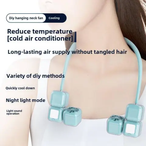 Вентилятор шийний Ice Cube Hanging neck fan AND LY-955 (27714639) - фото 2