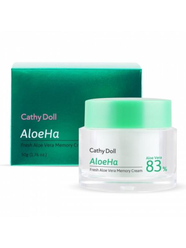 Крем для лица Cathy Doll Алое Вера 83% для увлажнения 50 гр
