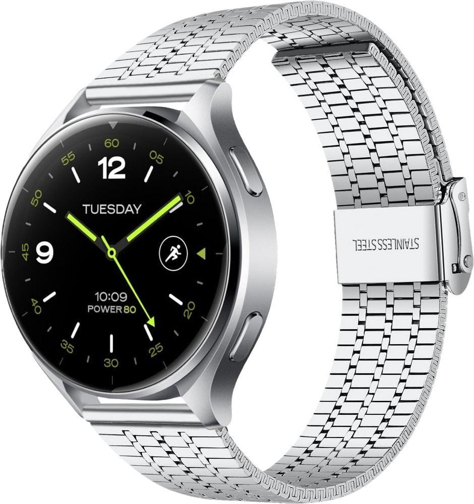 Браслет металевий Counic для Xiaomi Watch 2/2 Pro Silver (37183-59) Браслет металевий Counic для Xiaomi Watch 2/2 Pro Silver (37183-59)
