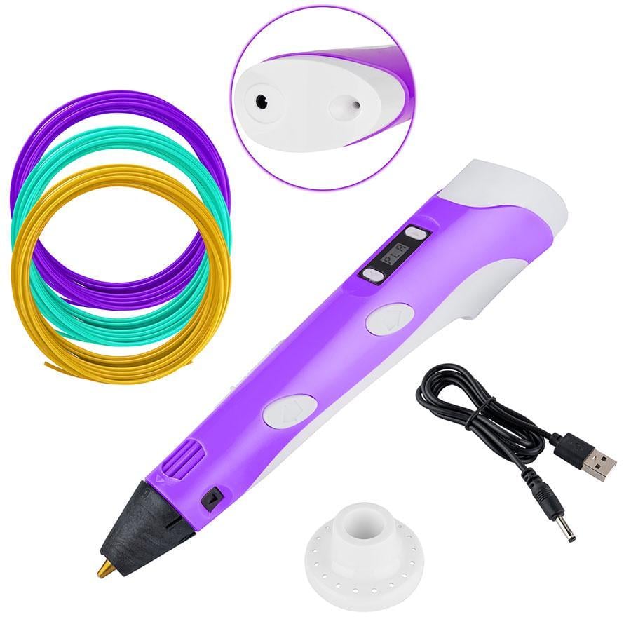 3D ручка с PLA-пластиком Фиолетовый (286635) - фото 2 3D ручка с PLA-пластиком Фиолетовый (286635) - фото 2