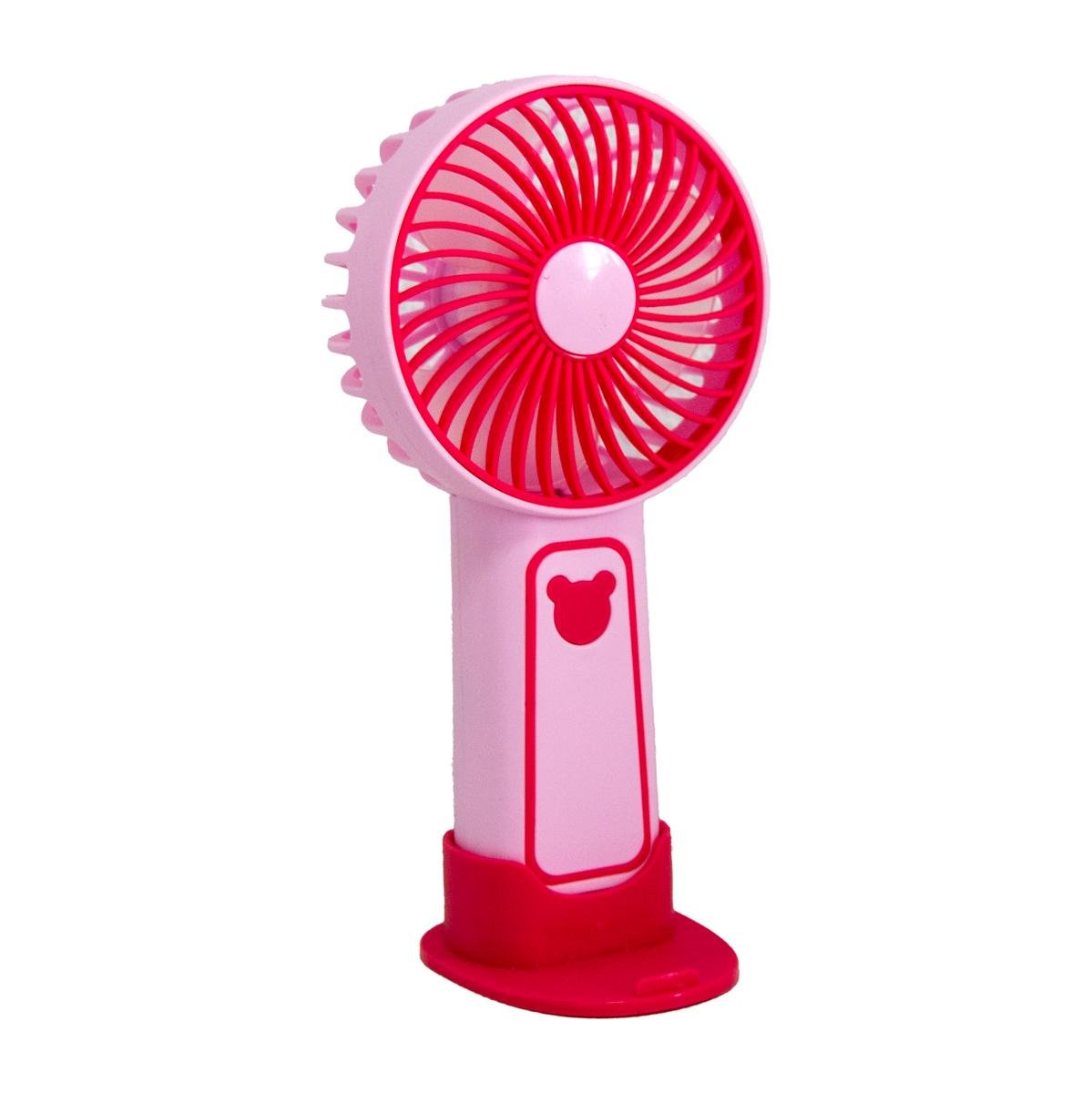 Вентилятор аккумуляторный TX265 с подставкой Розовый (1011016-Pink-2)