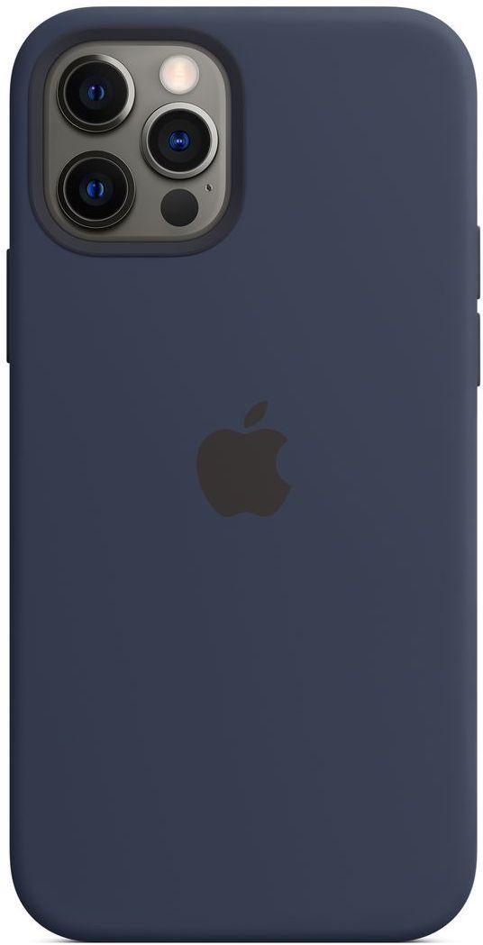 Силіконовий чохол-накладка Apple Silicone Case with MagSafe for iPhone 12 Pro Max, Deep Navy 1:1