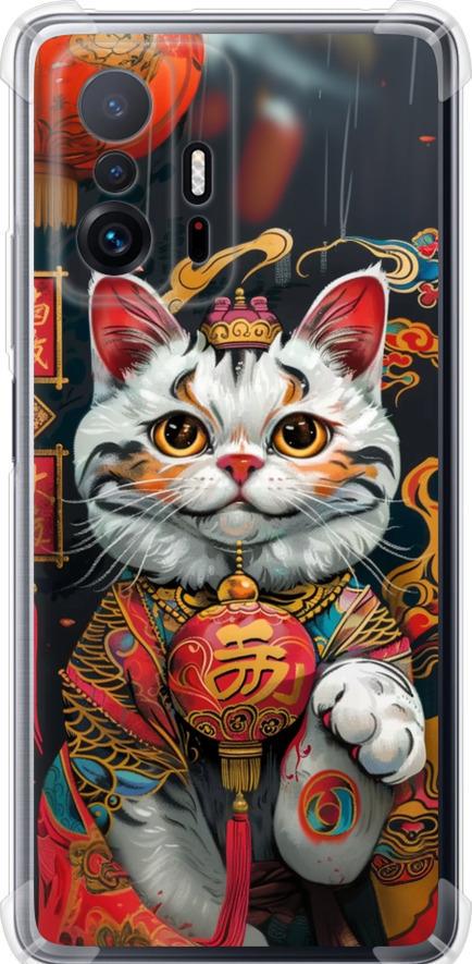 Чехол на Xiaomi 11T Pro China Cat v2 (6135sp-2552-42517)