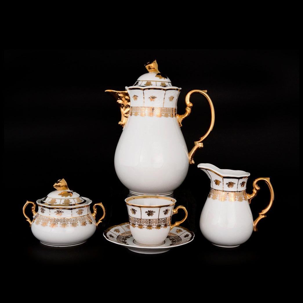 Сервиз Thun Menuet мокка 17 пр./6 п. (00000002093)