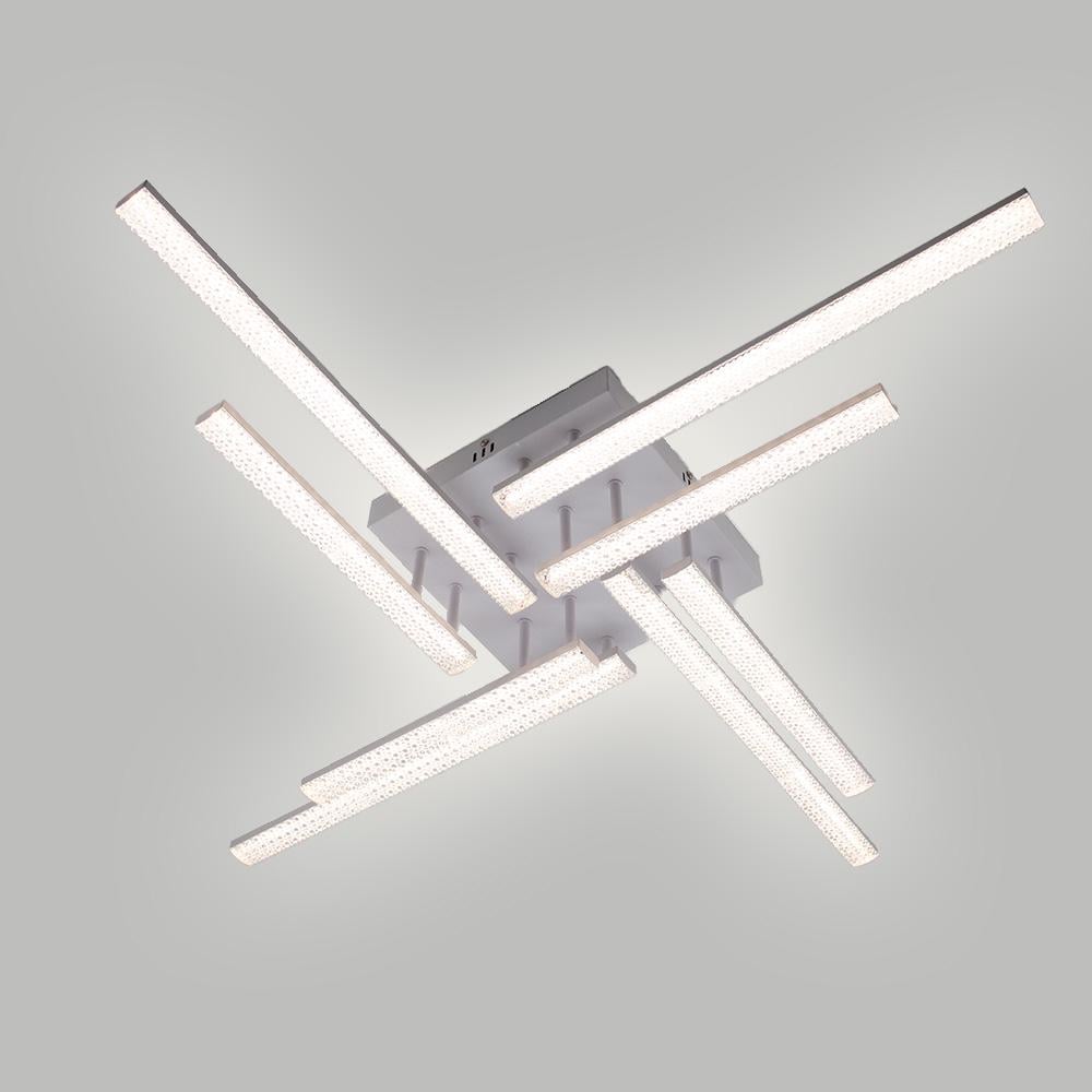 Люстра світлодіодна ESLLSE LINE 8L 76 Вт 955x955x125 мм Білий (10551) - фото 8