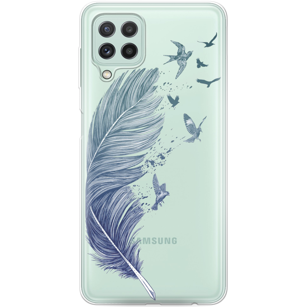 Чехол BoxFace Samsung M325F Galaxy M32 Feather Прозрачный силикон (42962-cc38-42748)