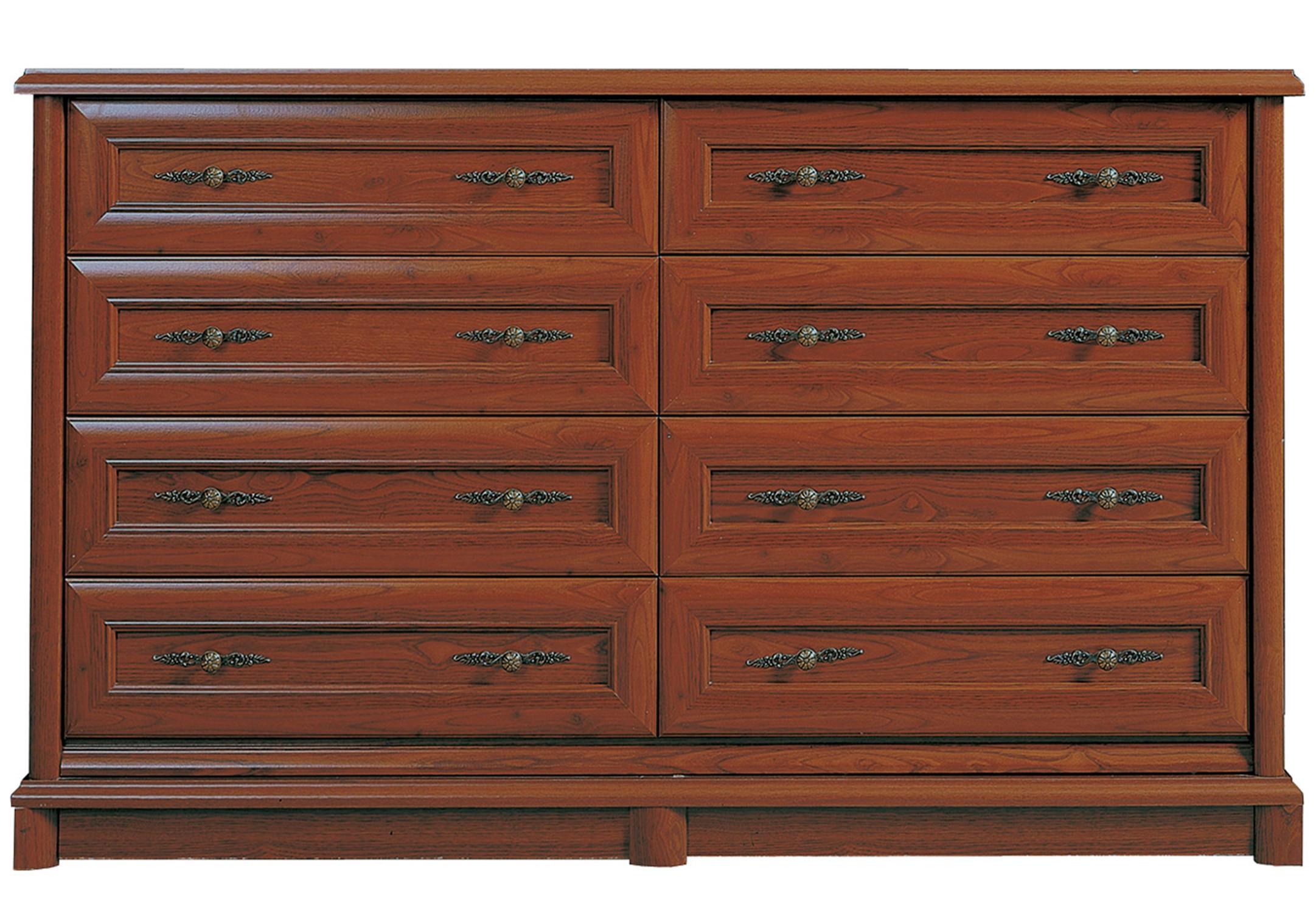 Комод з 8 шухлядами Гербор Соната 154х45х91 Каштан (261)