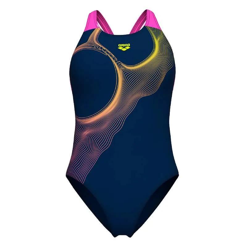 Купальник для женщин Arena RIPPLES SWIMSUIT V BACK B Жен р. 40 Синий (009021-780 40) - фото 3 Купальник для женщин Arena RIPPLES SWIMSUIT V BACK B Жен р. 40 Синий (009021-780 40) - фото 3