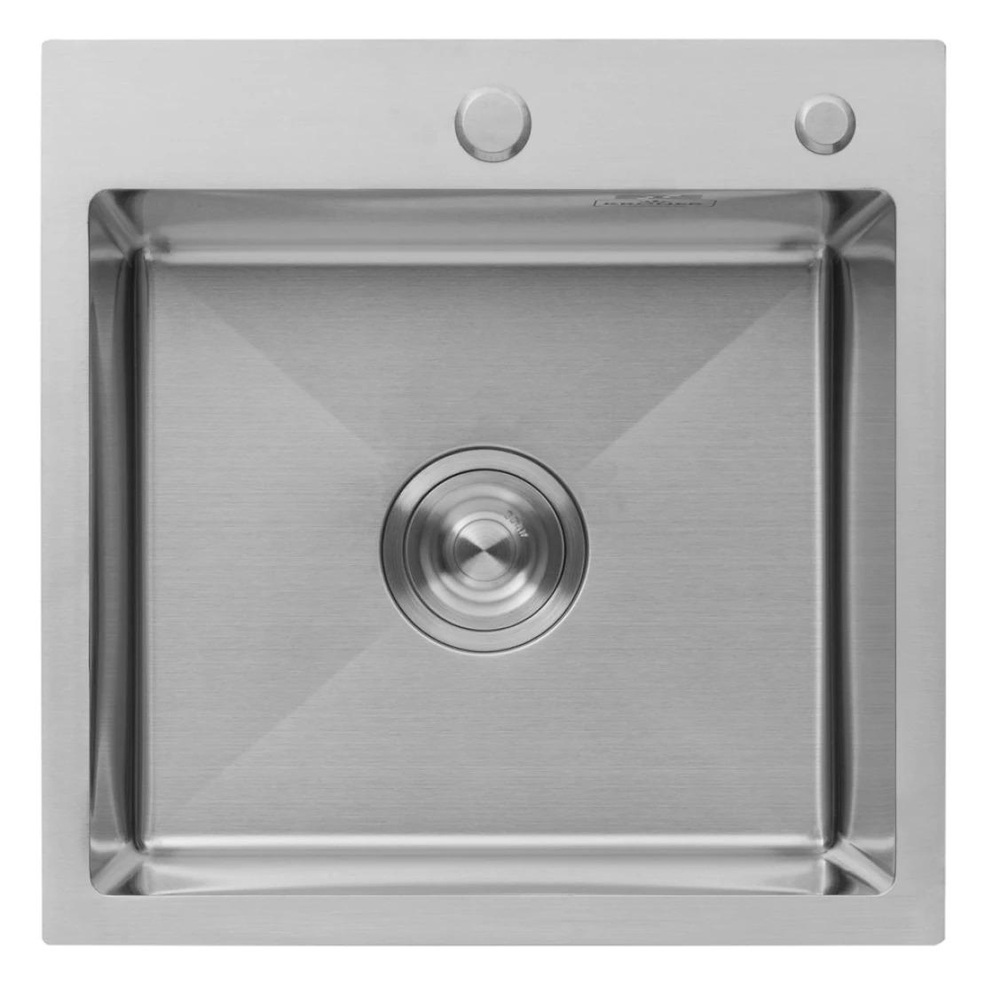 Кухонна мийка Kroner KRP Gebürstet 4545HM 3,0/1,0 мм (CV033855)