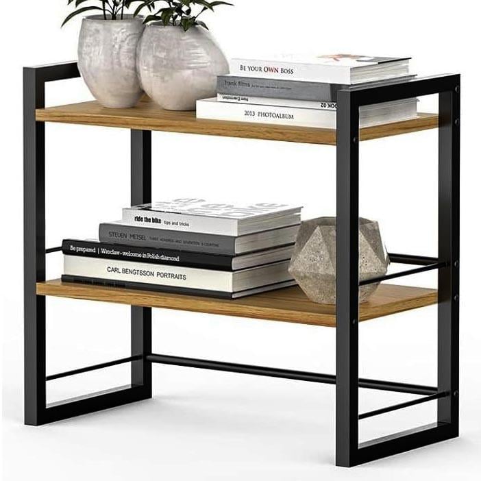 Полка книжная настольная из дерева Каори Венге/Сиена (КПА-03441205)