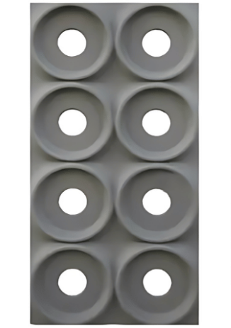 3D-панель Флоренция 1200х600х30 мм Темно-серый (2386546286)