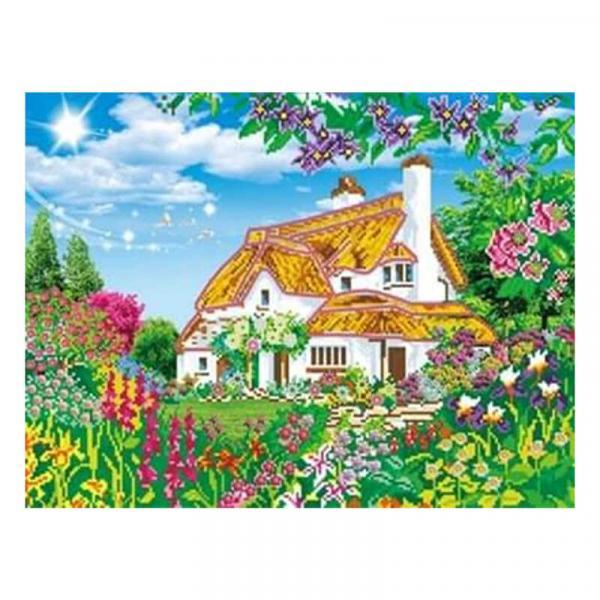 Алмазна мозаїка TK Group Заміський будиночок розмір 40х30 см (GB71938)