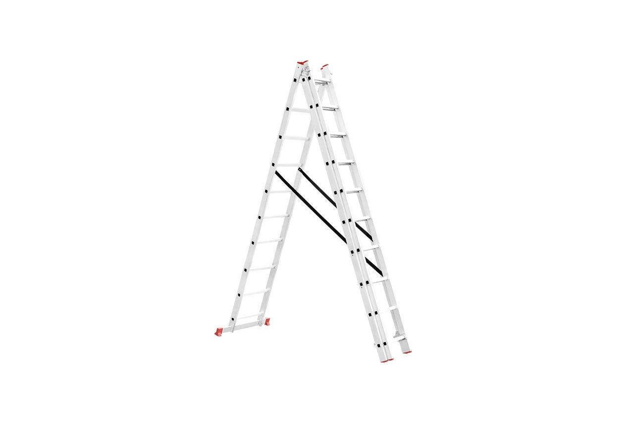 Сходи 3-х розкладна Intertool LT-0310 6766 мм х 3x10 ступенів (000017528)