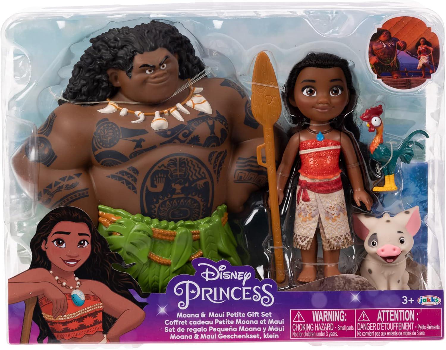 Набор кукол Disney Princess Moana & Maui Petite Doll Gift Set! (223124) - фото 8