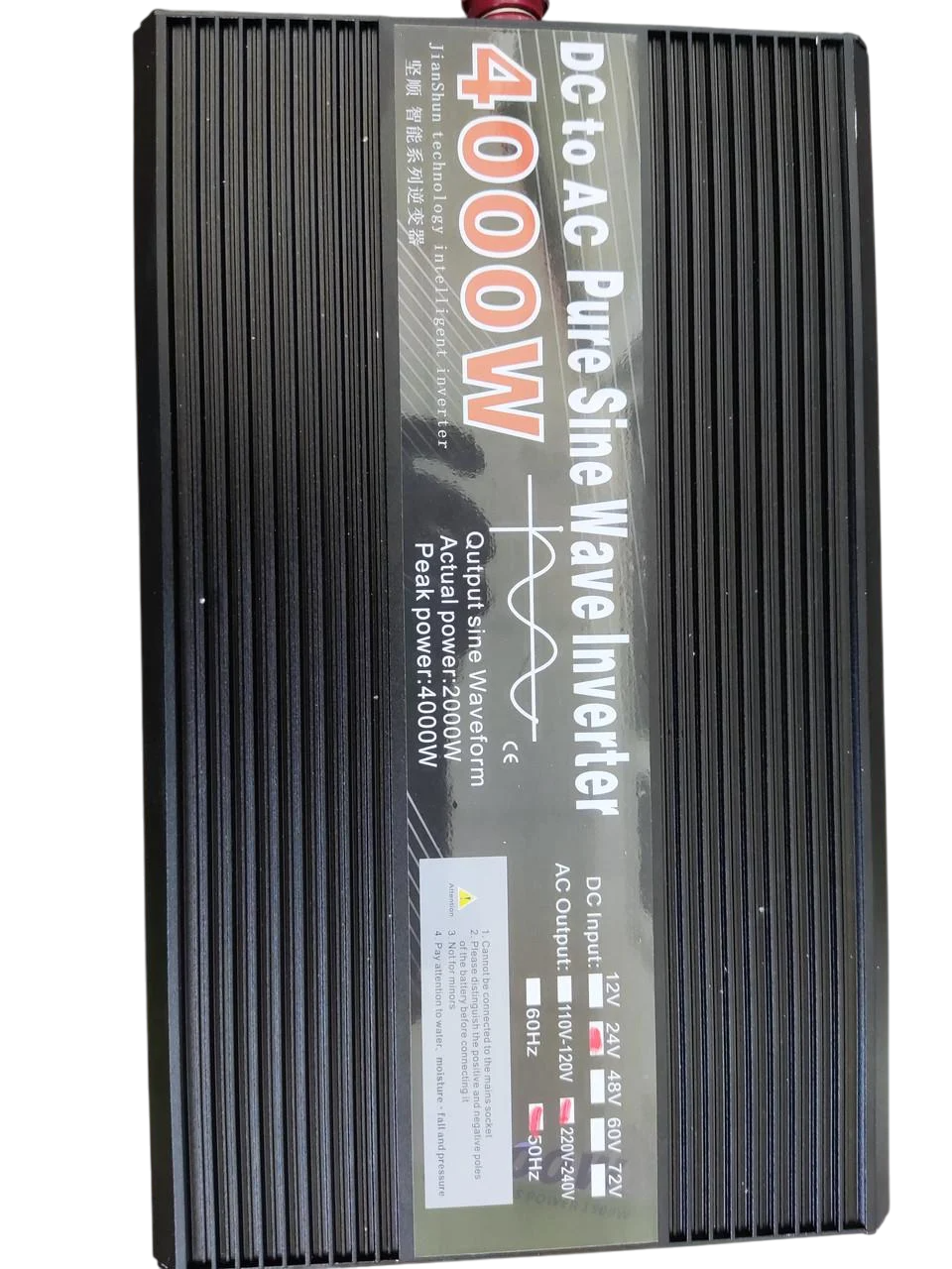 Инвертор автомобильный чистый синус 24V 4000W