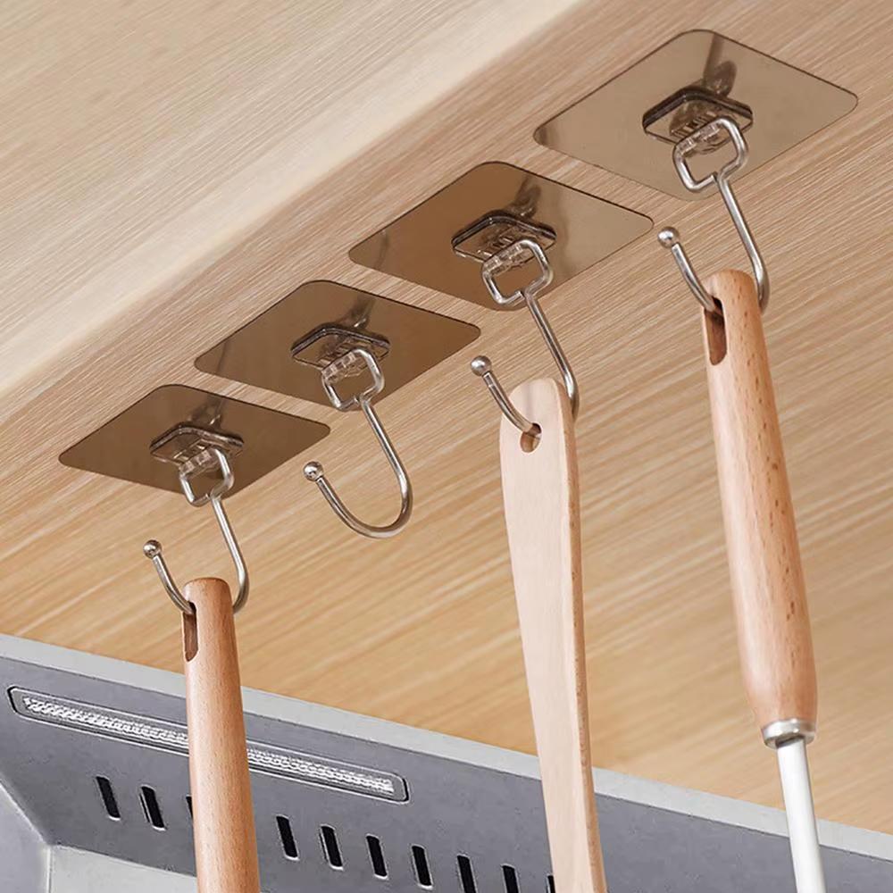 Крючок самоклеющийся с вращением на 180° Серебристый (2499587519) - фото 2