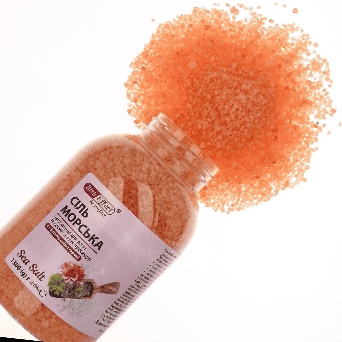 Морская соль для ванн Bisheffect с геранью 1300 г (1011054-Other) - фото 3 Морская соль для ванн Bisheffect с геранью 1300 г (1011054-Other) - фото 3