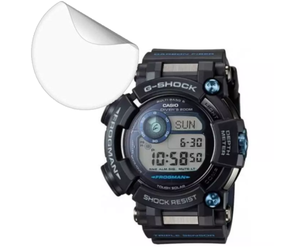 Плівка протиударна гідрогелева Hydrogel Film для Casio G-shock Frogman 3 шт. Transparent