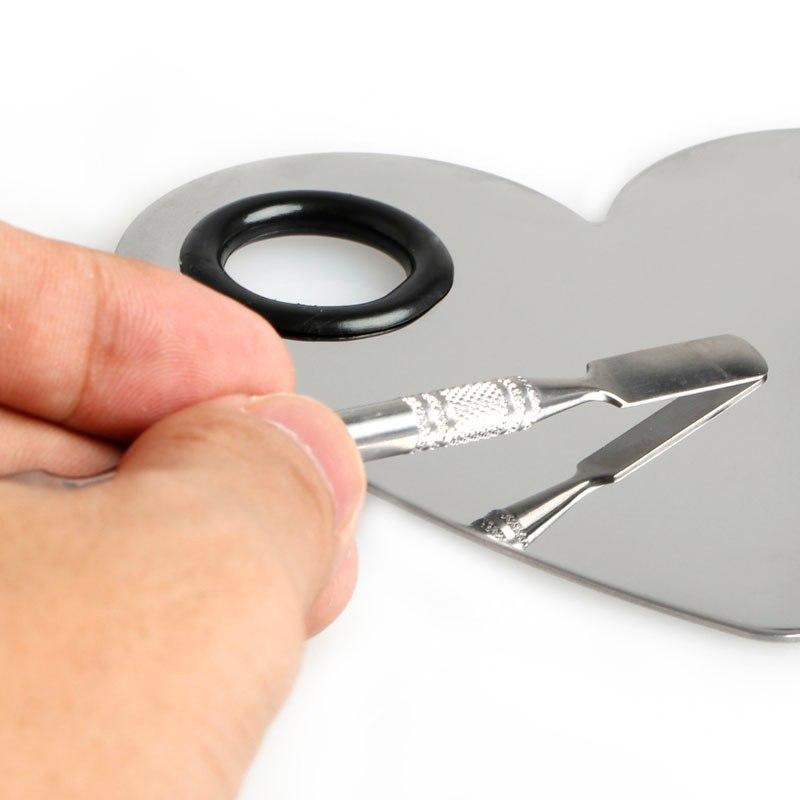 Палитра Сердечко для смешивания косметики (VIS-00068) - фото 2 Палитра Сердечко для смешивания косметики (VIS-00068) - фото 2