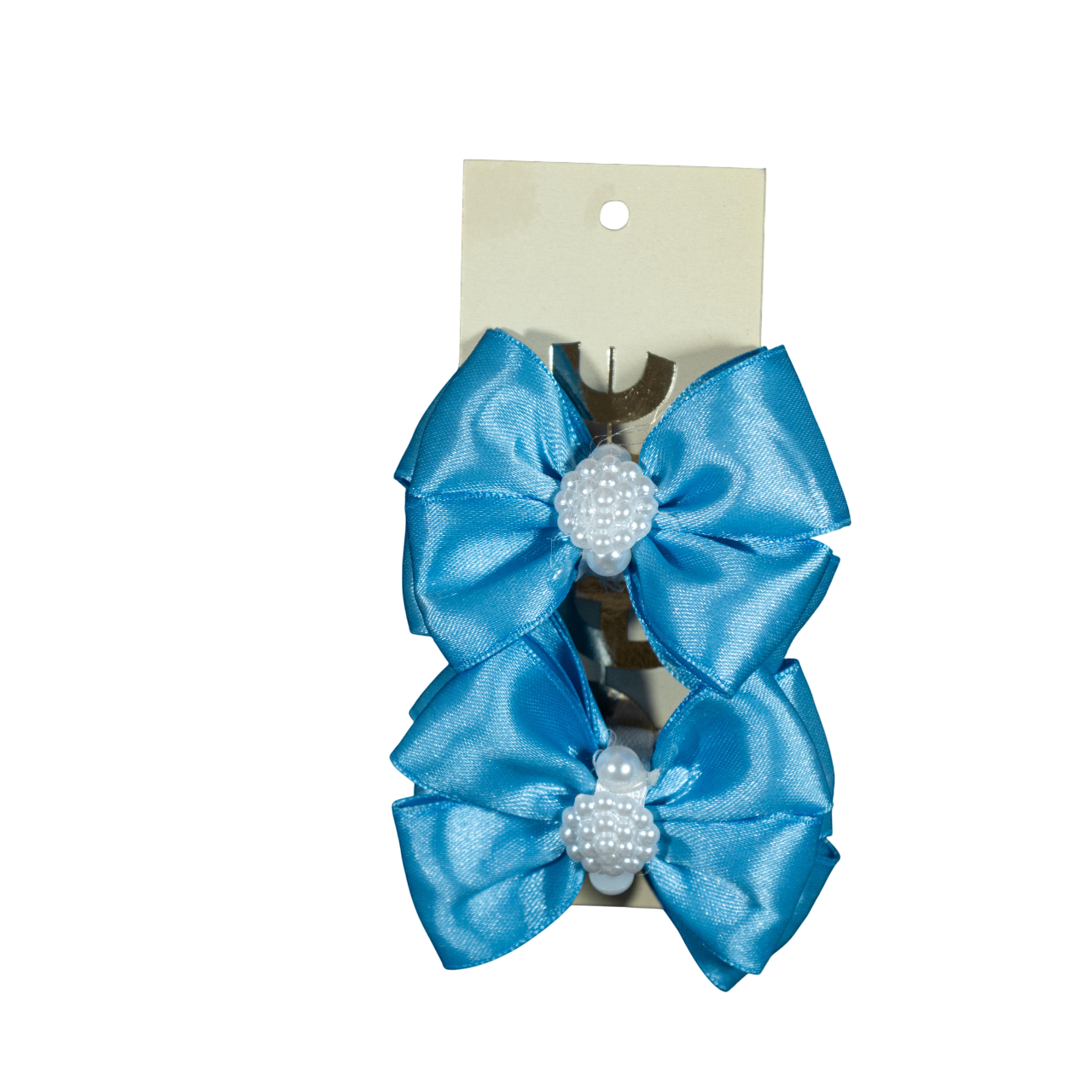 Детская резинка для волос ДАЙС 6 см 2 шт. Голубой (РГ6-2)