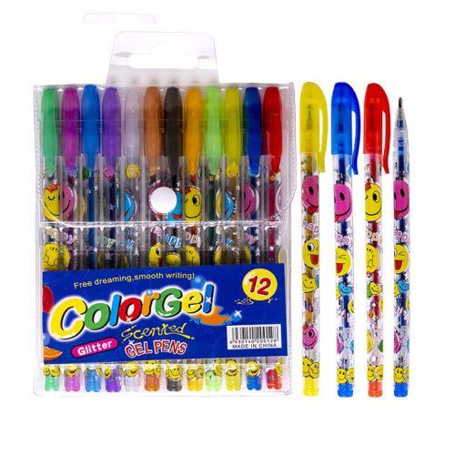 Набор гелевых ручек WW00206ST Glitter 12 цв с блестками