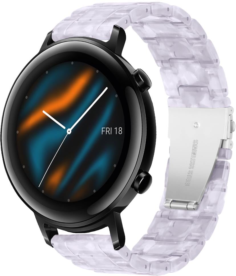 Ремешок из Cмолы Resin для Huawei Watch GT 2 42 мм Pearl (28798-6C)