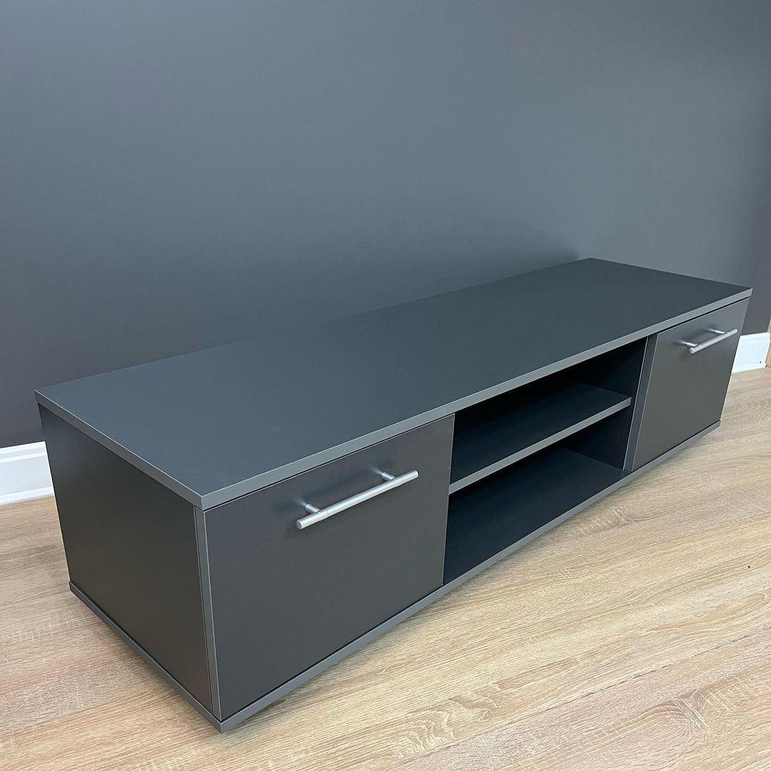 Тумба под телевизор Smart 1390х400х380 мм Антрацит - фото 2